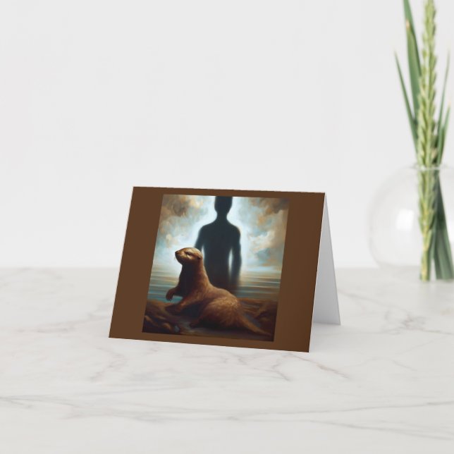 Carte Otter animal Spirit 2 (Devant)