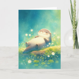 Carte Otter Calm Reverie