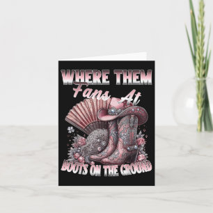 Carte Où Ils Vont Aux Bottes Sur La Ligne Da Ground Cowg