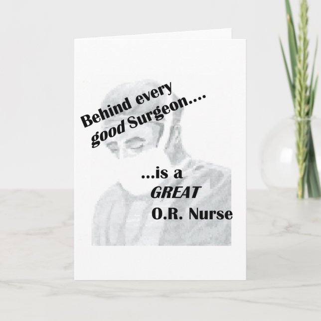 Carte OU infirmière (Devant)