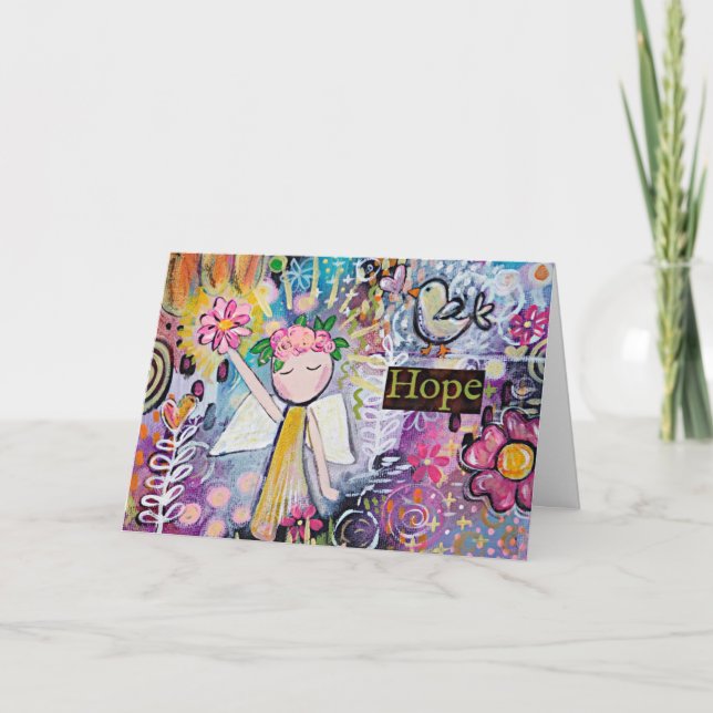 Carte Où l'espoir grandit, les miracles fleurissent ! Ca (Devant)