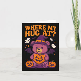 Carte Où Mon Accroc À Mignonne Halloween Teddy Bear Éffr