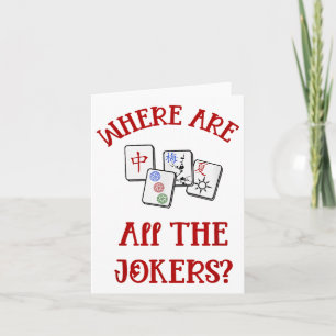 Carte Où Sont Tous Les Jokers Drôle Mahjong