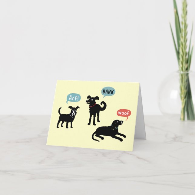 Carte Ouah Ouah Wouf (Devant)