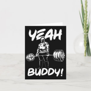 Carte Ouais Buddy - Ronnie Coleman Bodybuilding Gym Moti