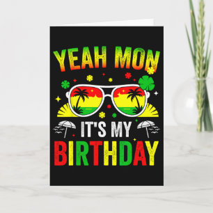 Carte Ouais mec c'est mon anniversaire voyage de vacance