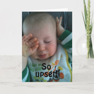 CARTE "OUBLIE TON ANNIVERSAIRE" QU'EST-CE QUI NE VA PAS