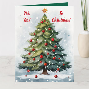 Carte Oui à Noël !