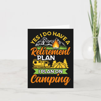 Carte Oui J'Ai Un Régime De Retraite - Campi De Retraite