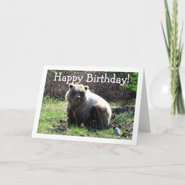 Carte Ours Grizzli CGB (Devant)