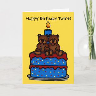 Cadeaux Jumeaux De Joyeux Anniversaire Zazzle Fr