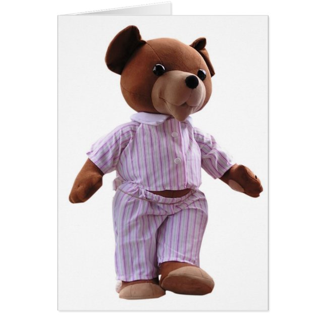 Carte Ours Teddy (Devant)