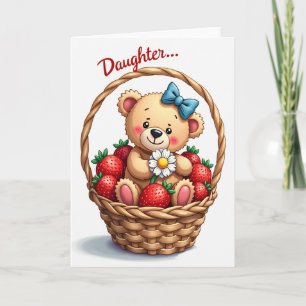 Carte Ourson de la Fête des Mères Douce