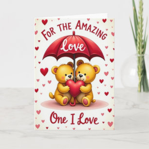 Carte Oursons Amour Incroyable