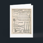 Carte Outils de jardin, "du jardinier néerlandais" par<br><div class="desc">Image : 170865 outils de jardin,  "du jardinier néerlandais" par Johann van der Groen,  ont édité 1699 (gravure). École néerlandaise,  (XVIIème siècle). Collection privée,  la collection de Stapleton.  Art,  beaux-arts.</div>