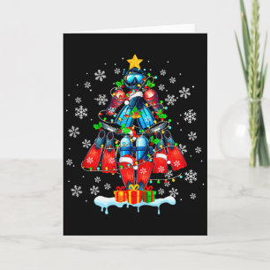 Carte Outils de plongée en scaphandre Arbre de Noël Sant