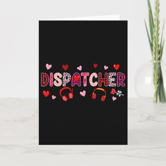 Carte Outils de répartiteur Saint-Valentin Léopard Migno (Devant)