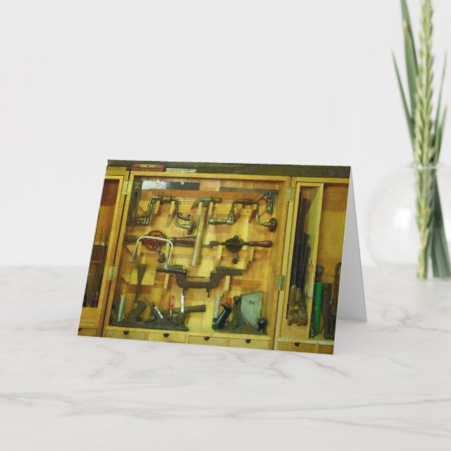 Carte Outils de travail du bois (Devant)