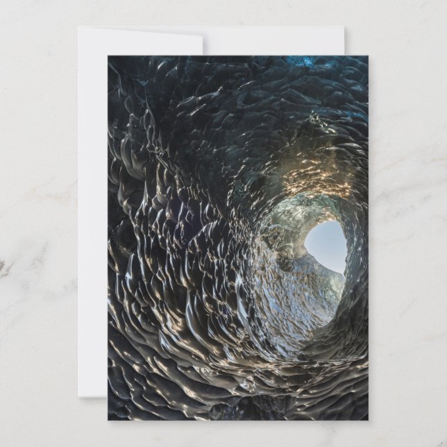 Carte Ouverture Circulaire Dans Une Grotte De Glace (Devant)