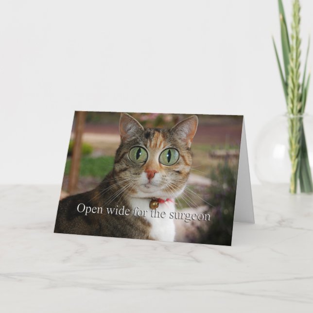 Carte Ouvrez-vous au loin pour le chirurgien - observez (Devant)