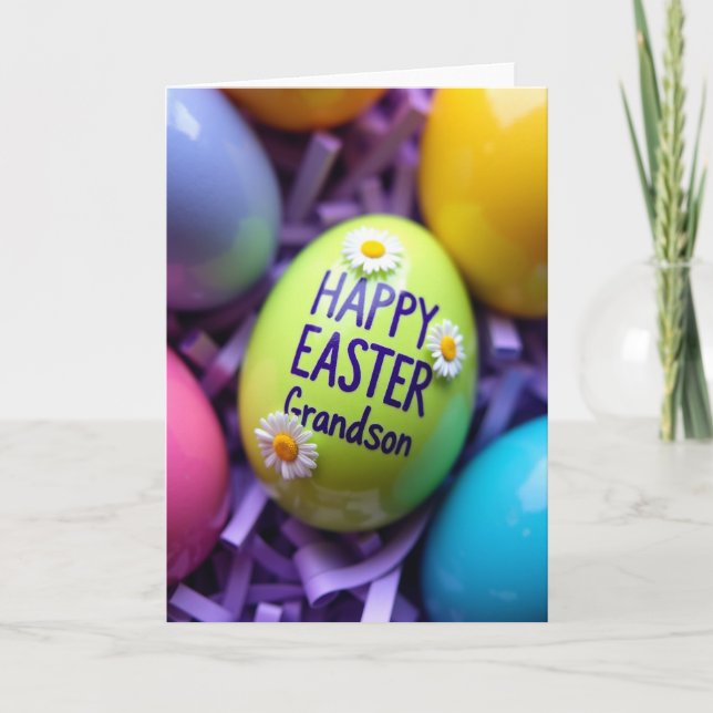 Carte Oval Easter Message Card (Devant)