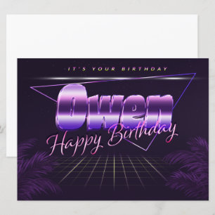 Carte Owen Prénom