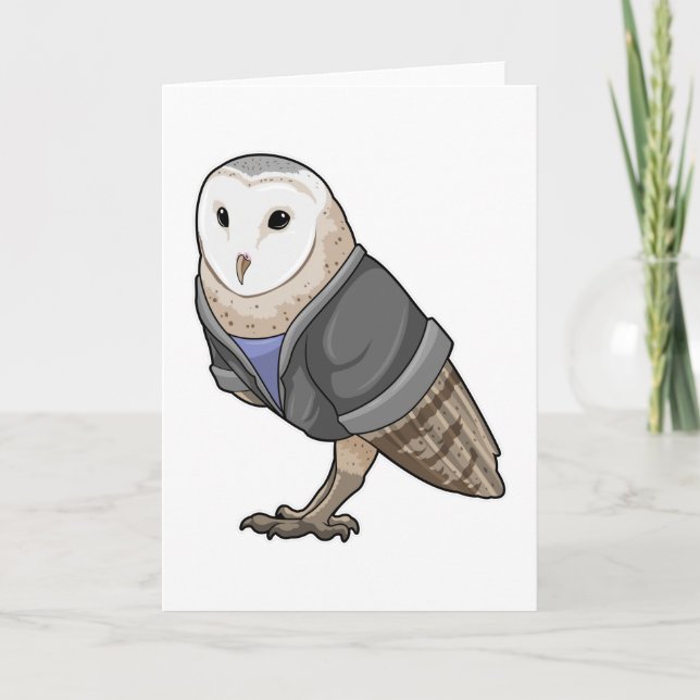 Carte Owl comme secrétaire (Devant)