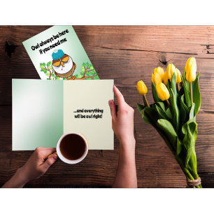 Carte Owl Soyez Toujours Là Si Vous Avez Besoin De Moi.