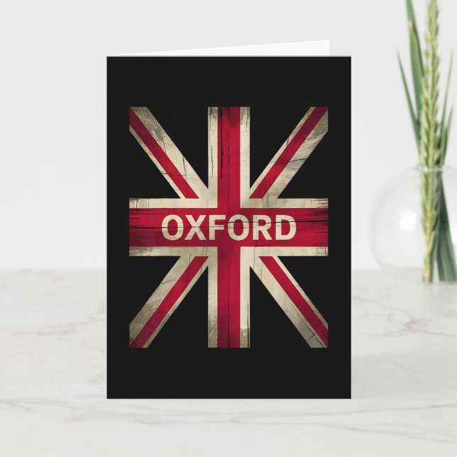 Carte Oxford England Britain Uk History Vacation Souveni (Devant)