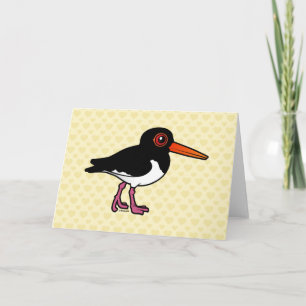 Carte Oystercatcher Pied Birdorable