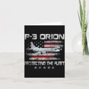 Carte P-3 Sous-chasseur Orion Asw Avion Vintage