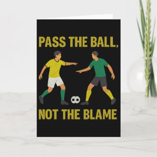 Carte P Le supporter de football ne sera pas responsable