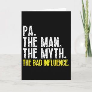 Carte Pa l'homme le mythe l'influence D cool drôle 