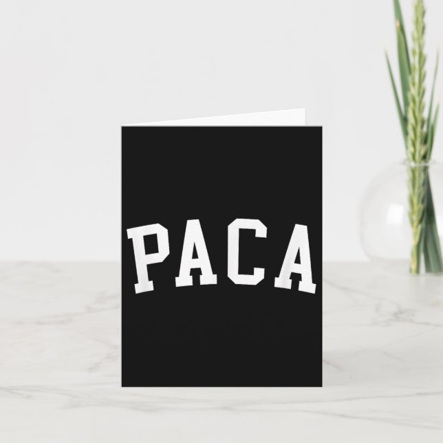 Carte Paca (Devant)
