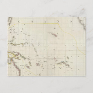 Carte Pacifique Nord-Amérique