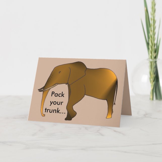 Carte Pack your trunk (Devant)