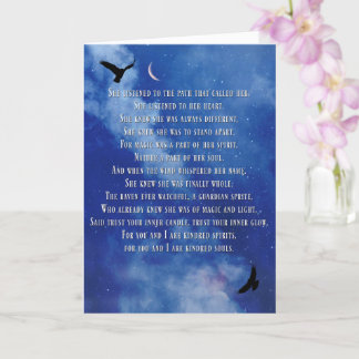 Carte Pagan Wicca inspire un joyeux anniversaire avec cr