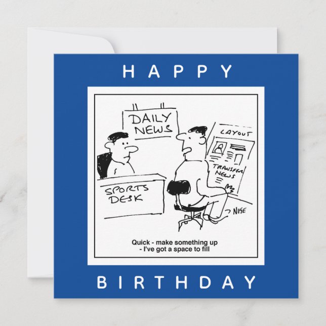 Carte Page Layout Designer & Sports Desk à un journal (Devant)