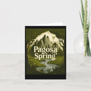 Carte Pagosa Springs - Une Oasis cachée ! Autocollant