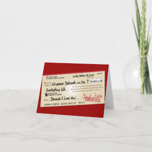 Carte Paid à Full Saved by Jesus Check