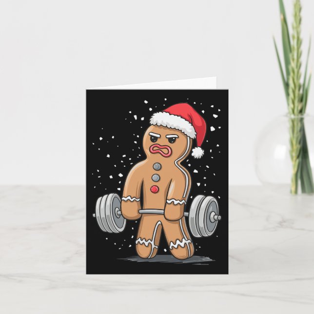 Carte Pain d'épices Exercice de musculation (Devant)