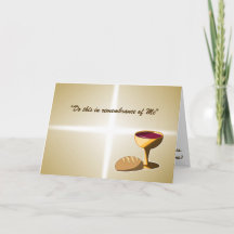 Pain et vin La Dernière communion de Pâques