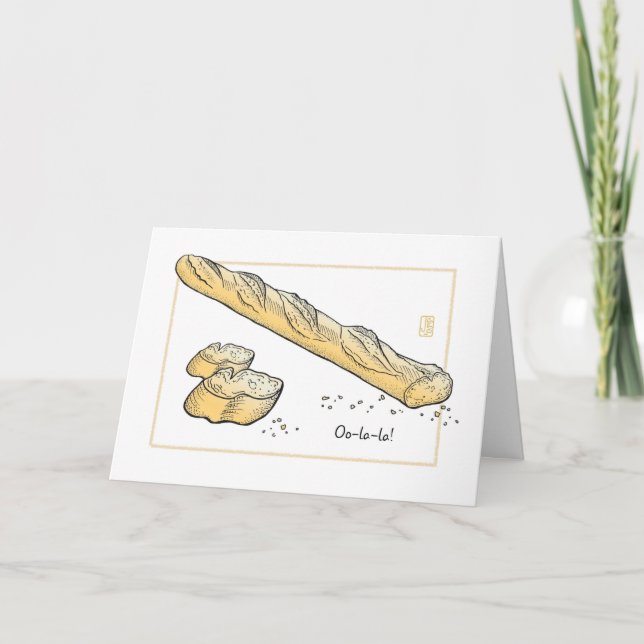 Carte Pain français "Oo-la-la... !" (Devant)