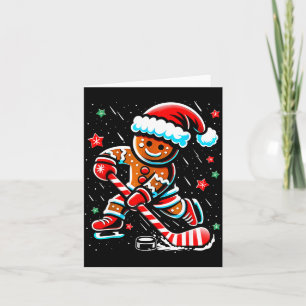 Carte Pains d'épice de Noël de hockey sur glace Srts drô