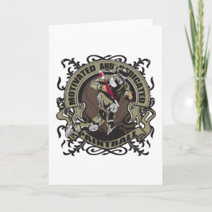 Carte Paintball motivé