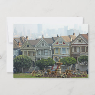 Carte Painted Ladies, San Francisco, Californie