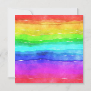 Carte Painted Rainbow