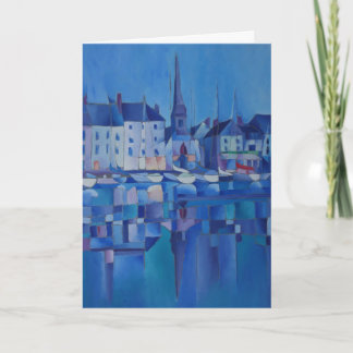 Carte Painting of Honfleur - Norandy - France