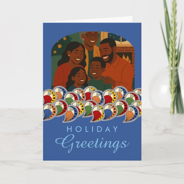 Carte Paisley Petal Rhythm - Add Your Photo (Devant)