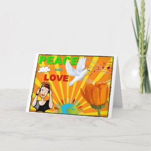 Carte Paix & Amour